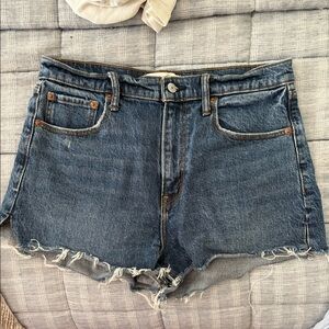 Dark wash Abercrombie shorts size 8